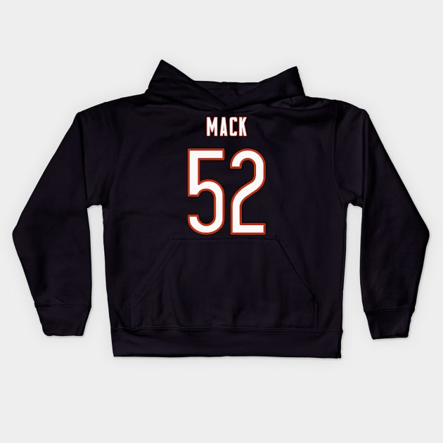 Khalil Mack Kids Hoodie by telutiga